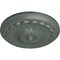 Ekena Millwork Flower Spiral Ceiling Medallion (Fits Canopies up to 2"), 12 1/4"OD x 2 1/4"P, Cloud Burst Crackle CM12FLCBC - alternate 3
